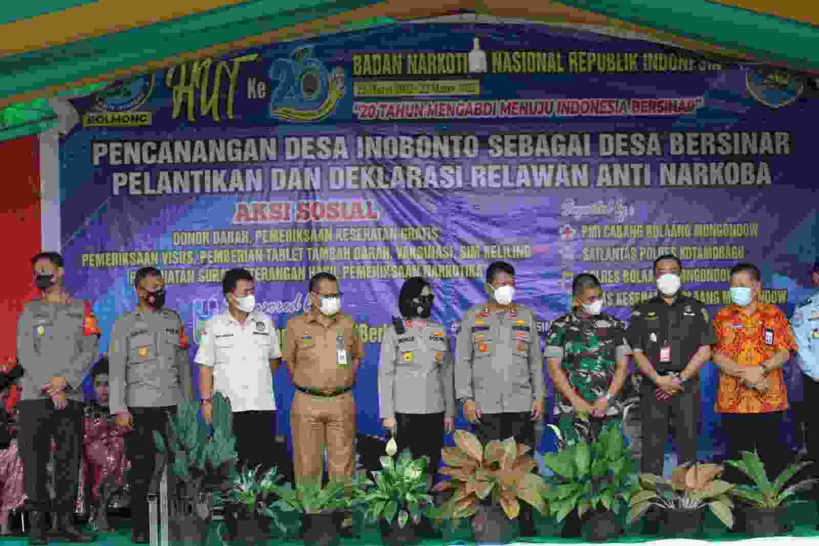 Hari Ulang Tahun Badan Narkotika Nasional ke- 20 tingkat Kab. Bolmong