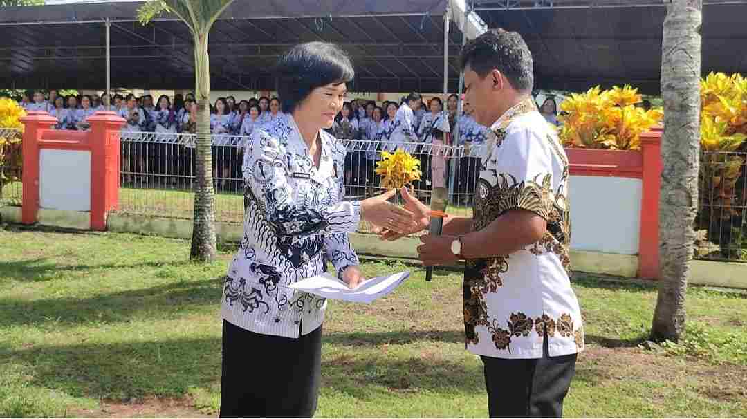 Surat Permohonan guru-guru diterima Ketua PGRI Kabupaten Sangihe