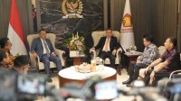 Wakil Ketua DPR RI Sufmi Dasco Ahmad Memimpin Rakoor Bersama Pemerintah Di Ruang Pimpinan Gedung Nusantara III Komplek Parlemen Senayan Jakarta.(Doc Foto : Ist)