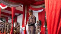 Kepala Kejati Sumatera Selatan Nurcahyo, J.M., S.H., M.H. memimpin upacara (ist)
